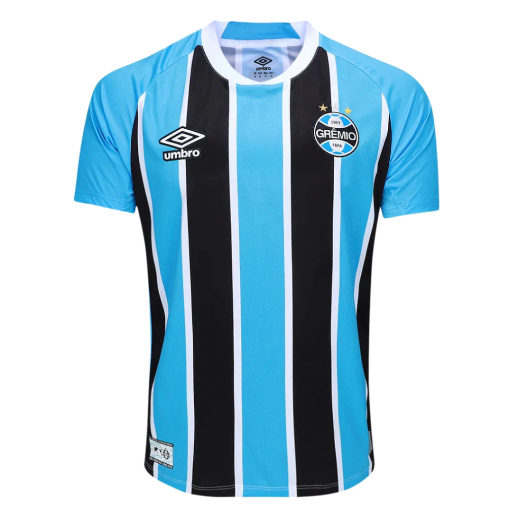 Camisa Grêmio I 25/26 Torcedor Umbro Masculina - Azul+Preto