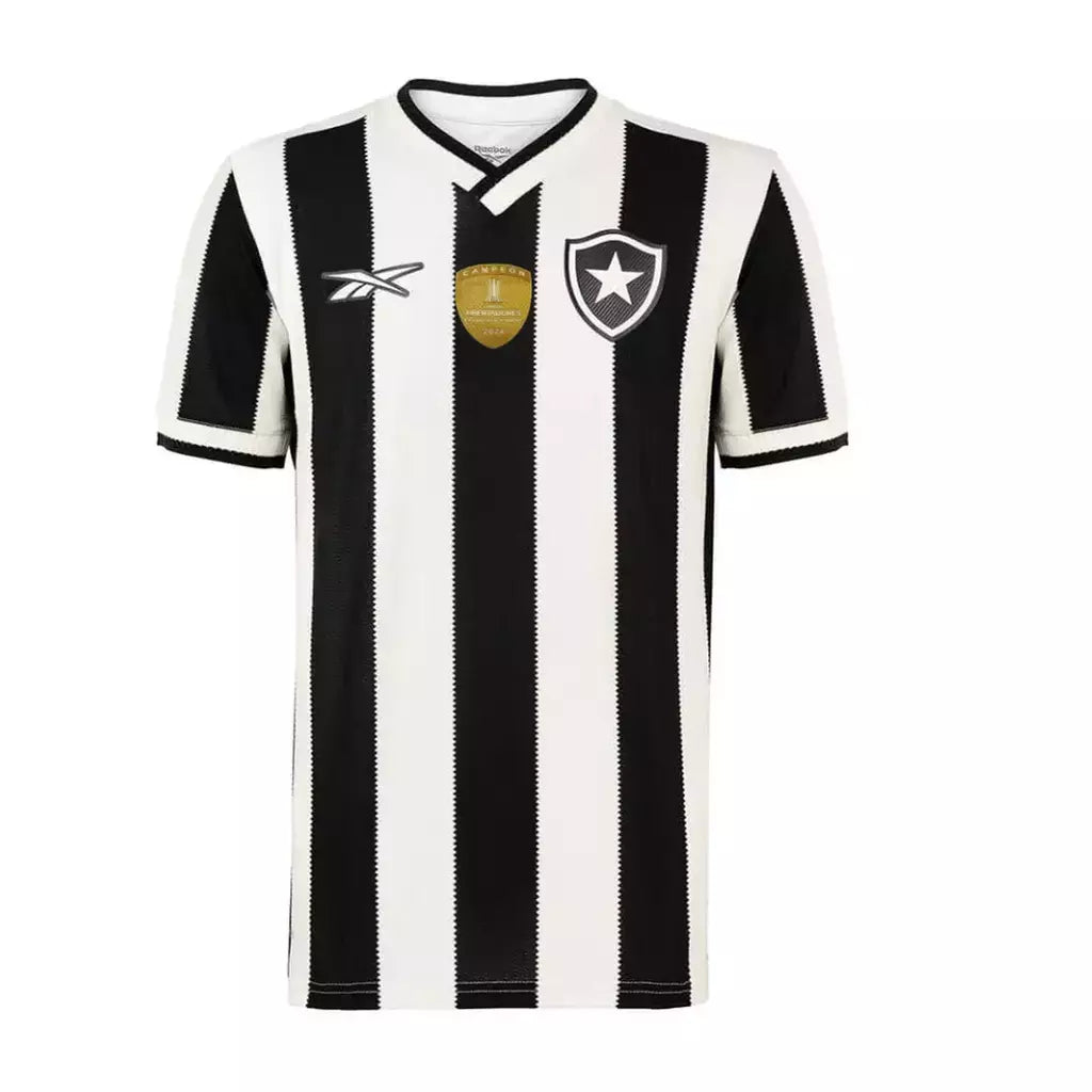 Camisa Home Botafogo 24/25 Versão Torcedor + Patch Campeão Libertadores