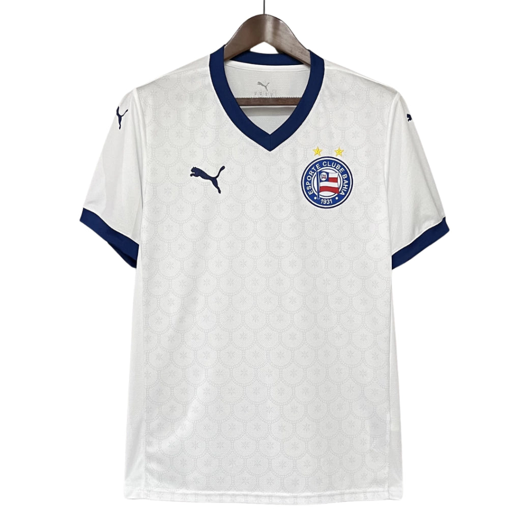 Camisa Bahia 1 Torcedor 2025 - Branco Puma Masculina