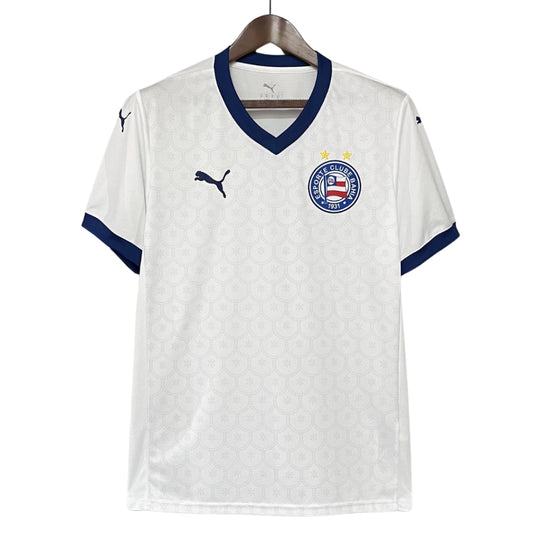 Camisa Bahia 1 Torcedor 2025 - Branco Puma Masculina