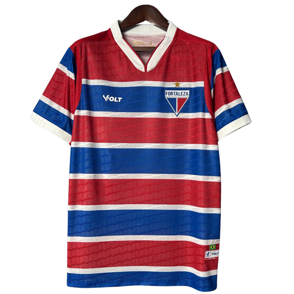Camisa Fortaleza I 25/26 - Torcedor Masculina - Vermelha e azul