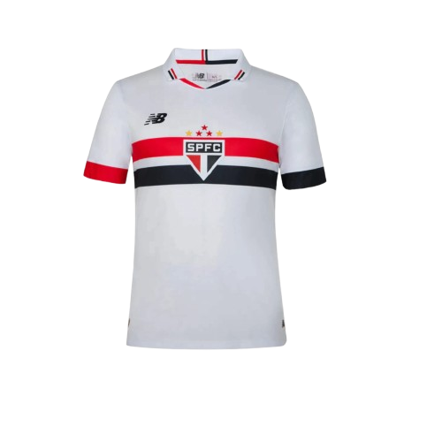 Camisa São Paulo I 24/25 - Torcedor New Balance Masculina - Branca
